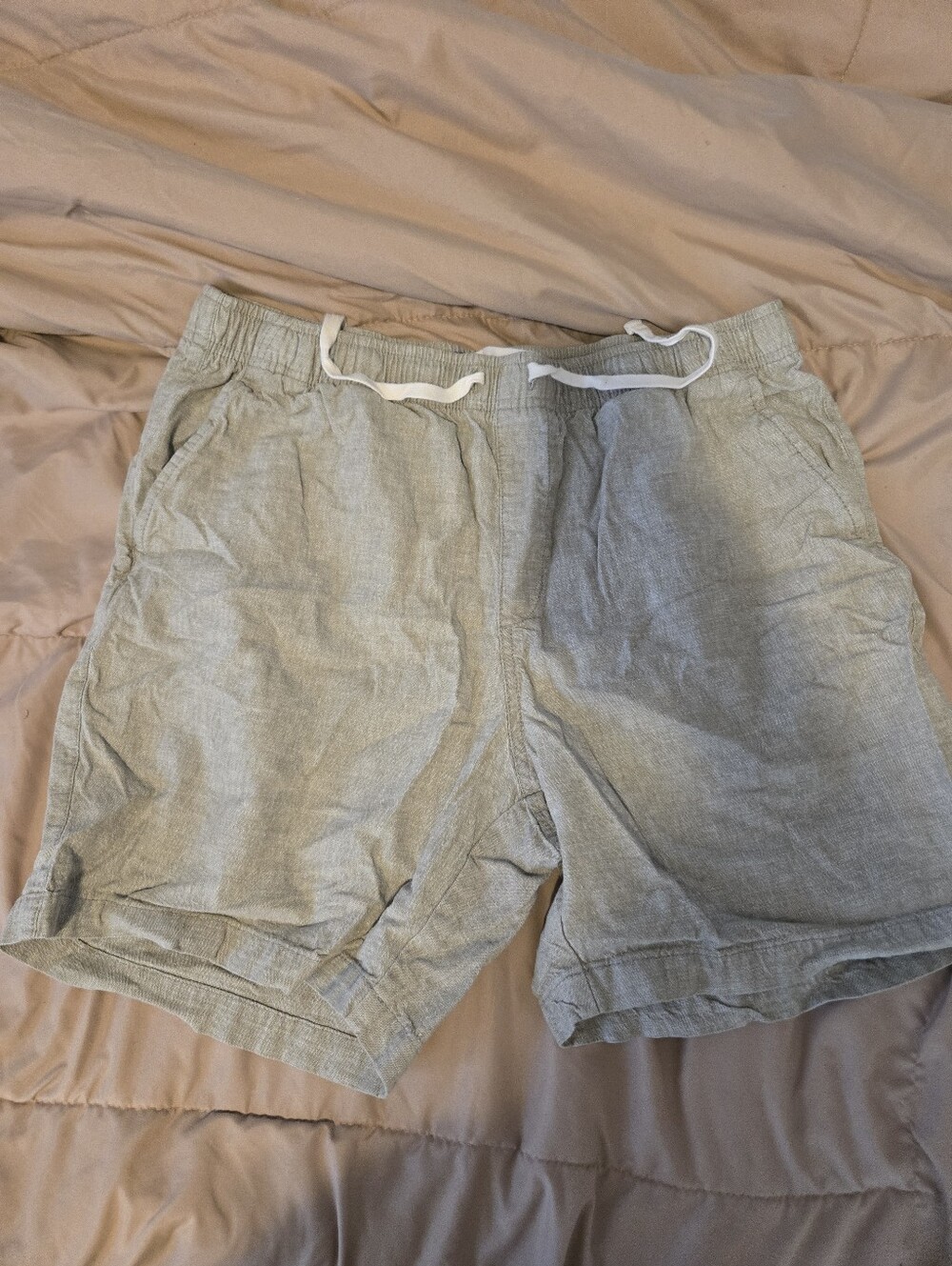 Old Navy Light Green Drawstring Casual Shorts